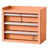 4 DRAWER TOOLBOX BOTTOM BOX-Orange
