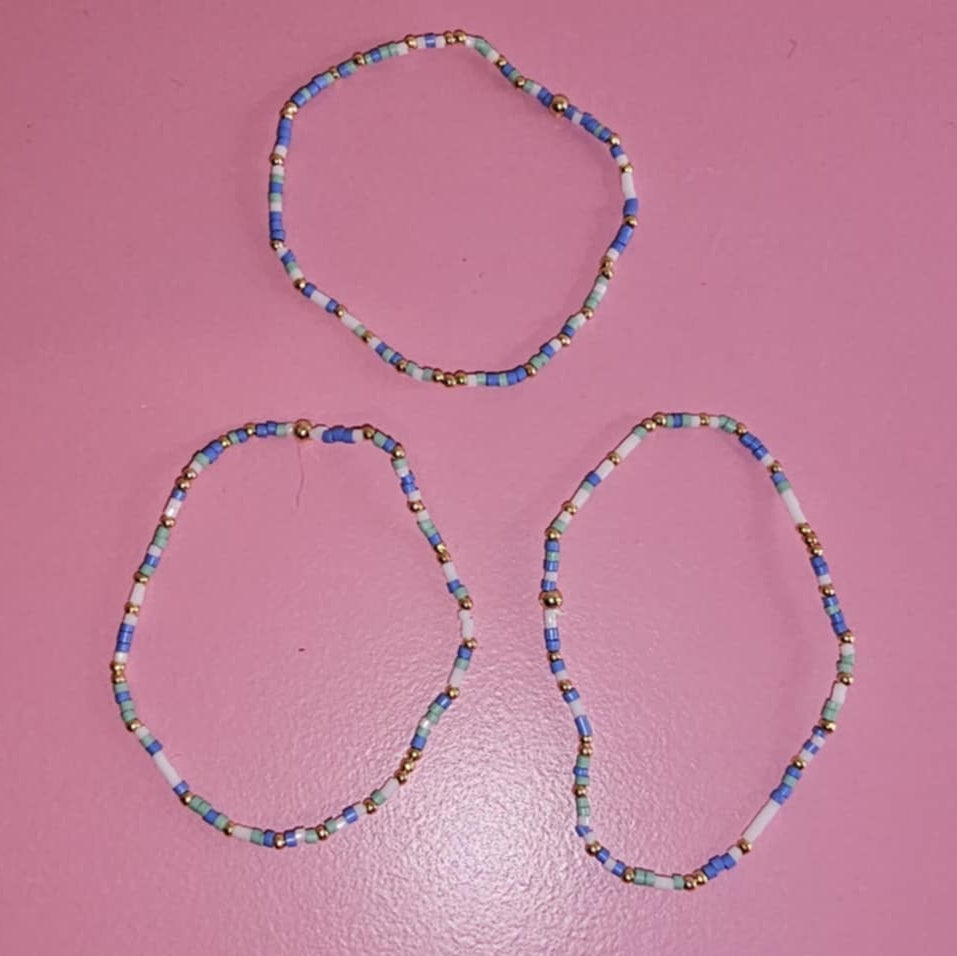 Shoreline - Beaded Bracelet - Coastal