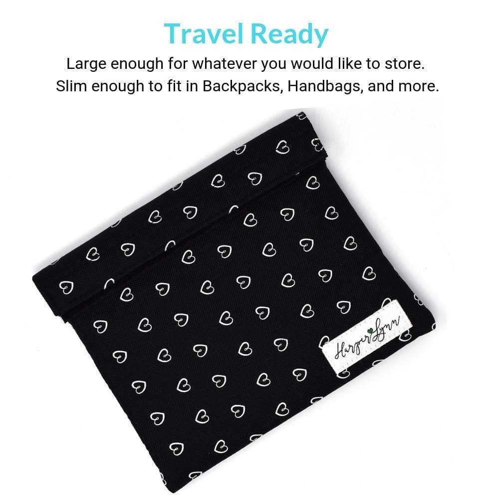 Formline x HarperLynn Smell Proof Bag - Premium Odor Proof Travel Pouch with Mesh Divider