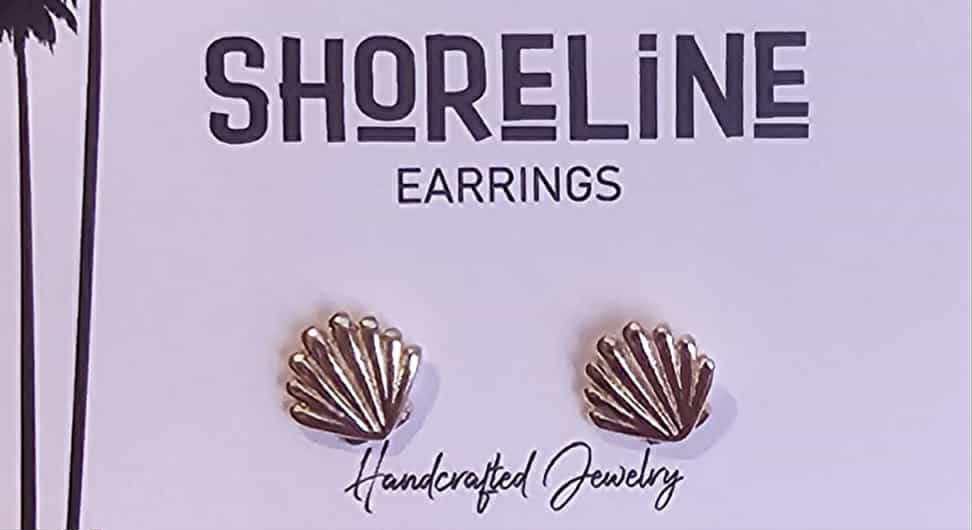 Stud Seashell Earrings