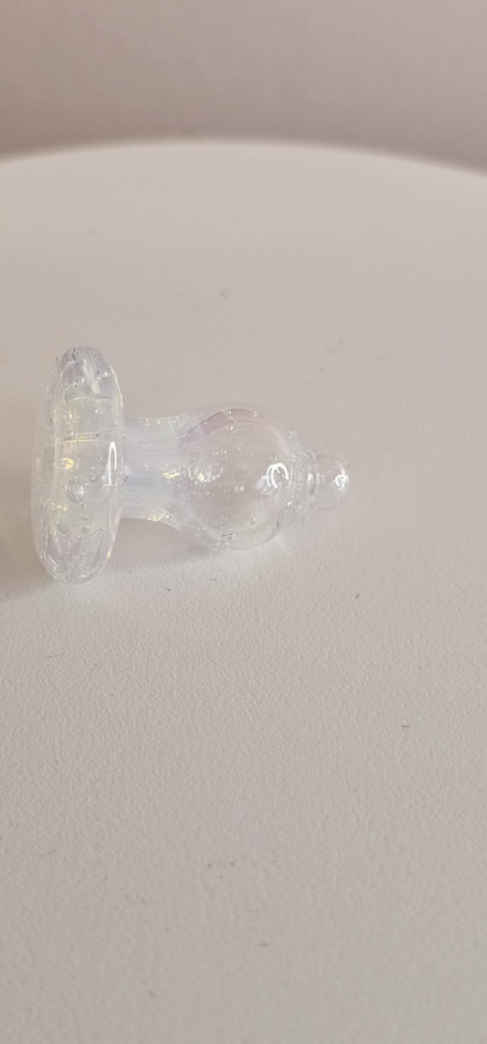 Glass carb cap for dab rig enhancing terpene preservation