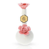 Rosette Bong Vase- Coral