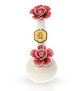 Rosette Vase Bong- Mauve