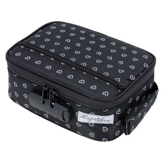 Formline x HarperLynn Smell Proof Bag / Case with Lock (Cute Heart Pattern Print)