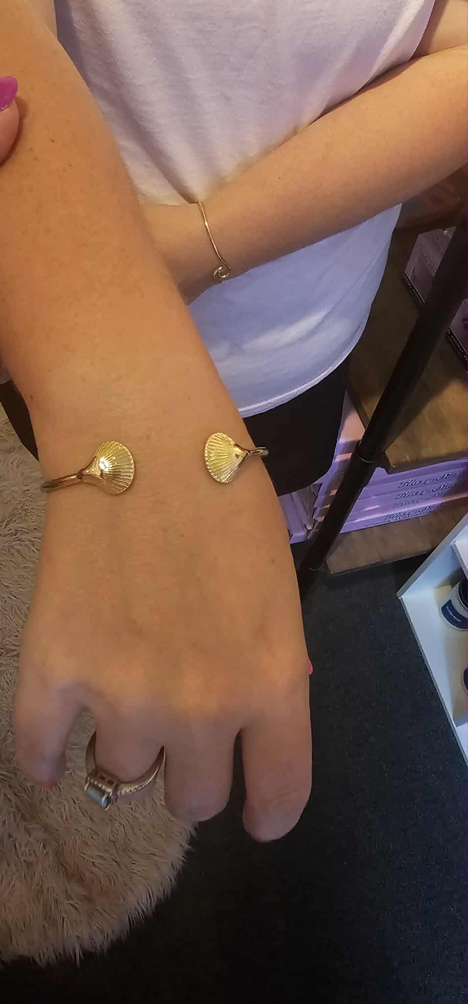 Seashell cuff Bracelet