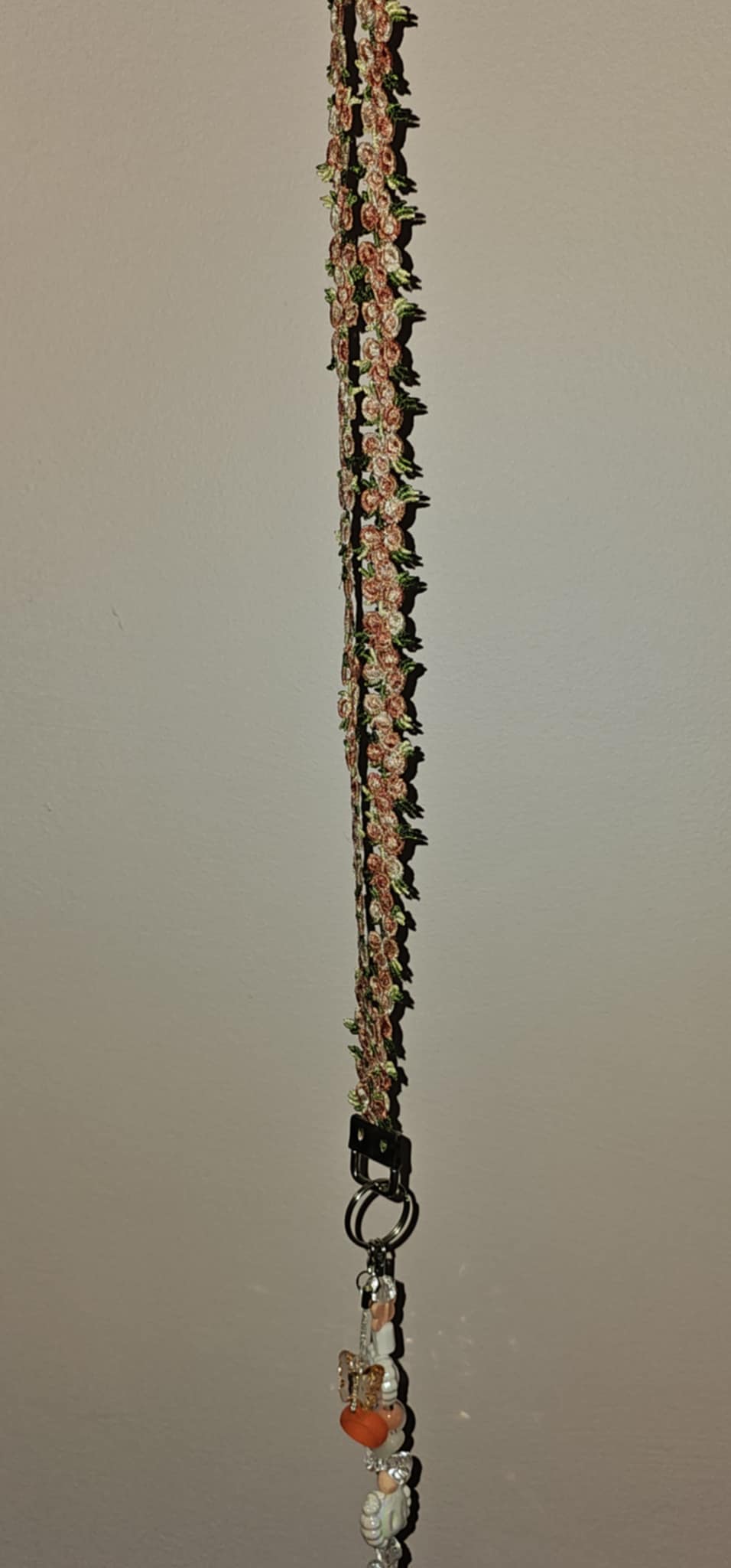 Floral Lanyard - Pink