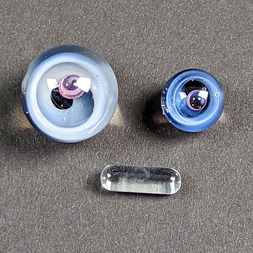 Yo Dabba- Terp Slurp Marble Set- Purple + display stand