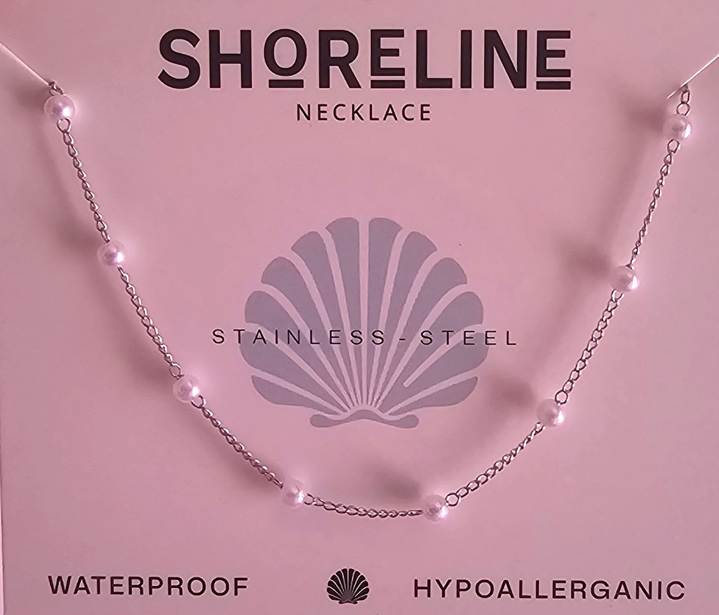 White beaded necklace