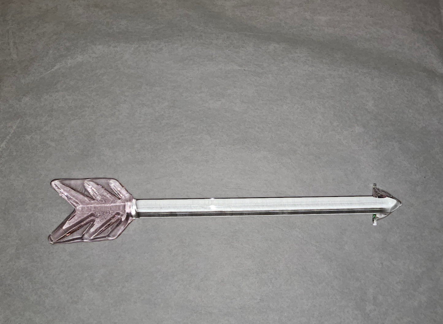 Pink Glass Dab Tool- Arrow