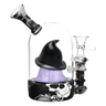 Spooky Witch Bell Jar Silicone & Glass Water Pipe | 5.5" | 14mm F