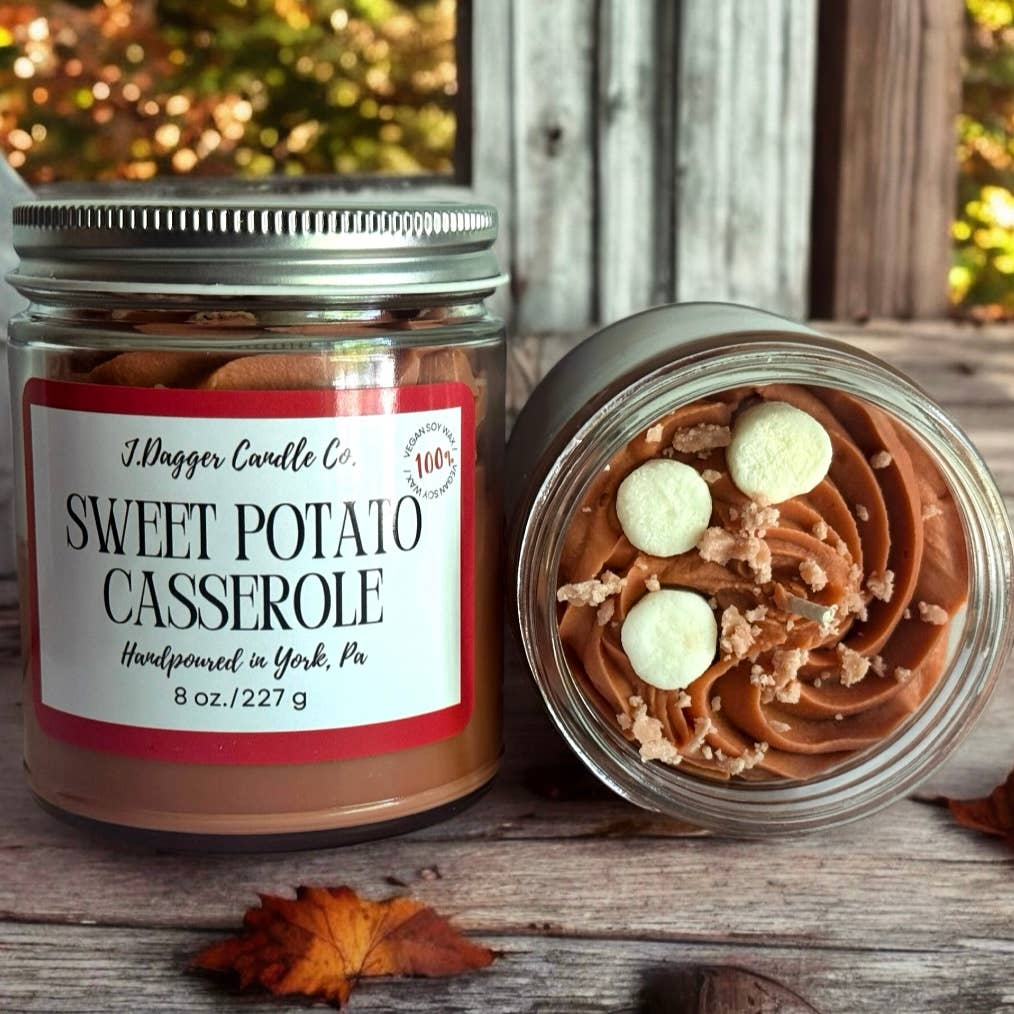 Sweet Potato Casserole Dessert Candle