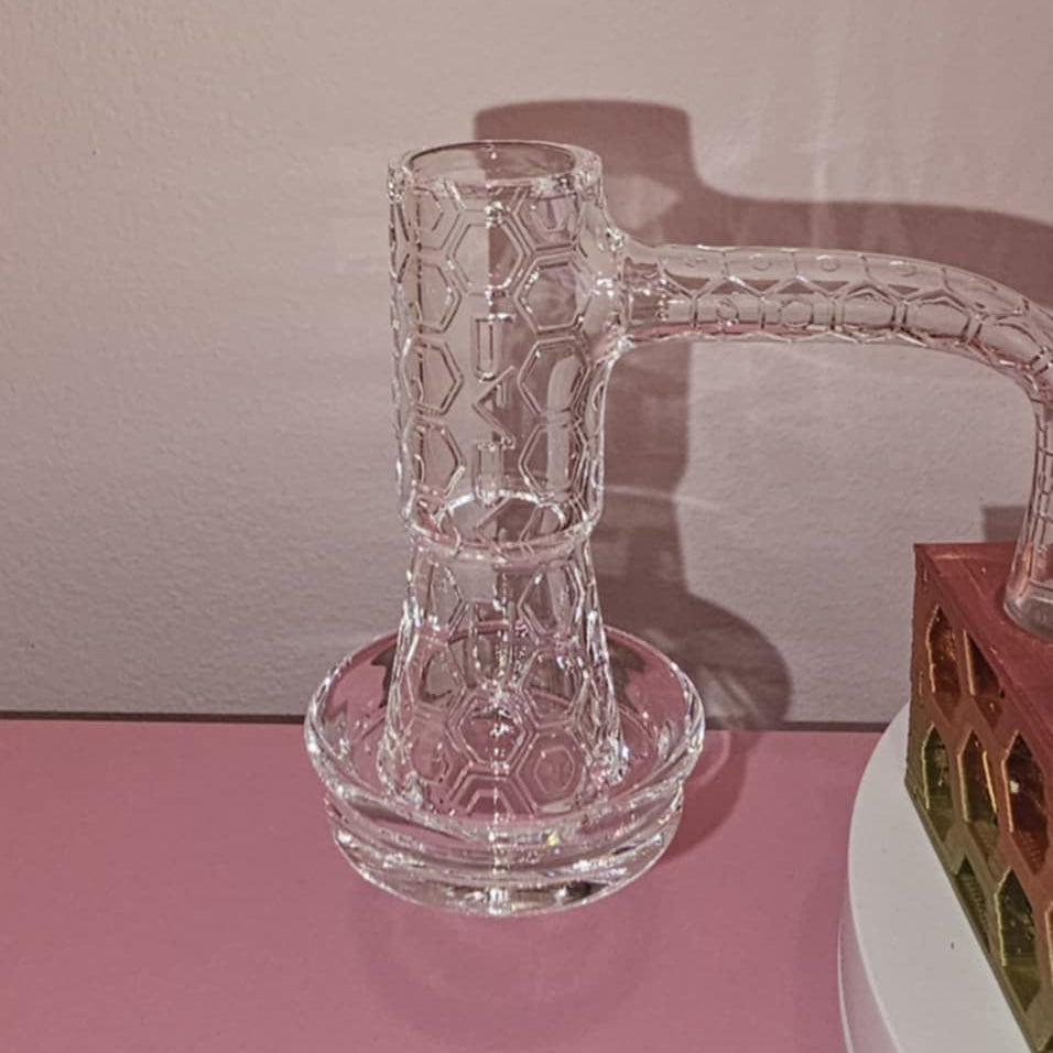 XL terp slurper 14mm quartz banger used for dabbing concentrates with high airflow chamber and enhanced vapor production
