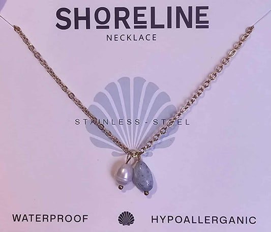 Blue Beaded necklace