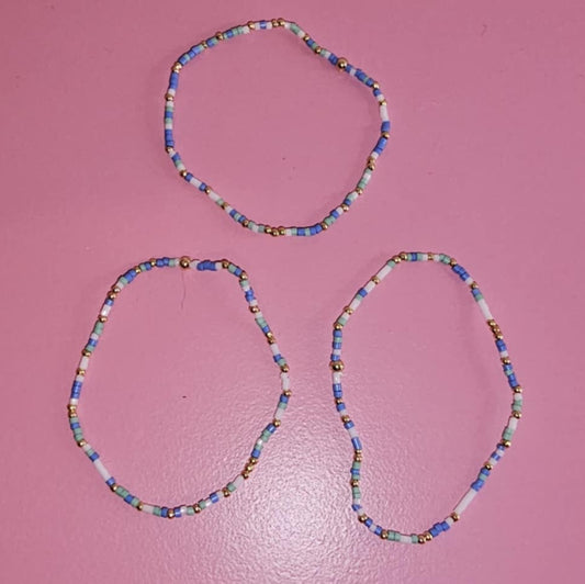 Shoreline - Beaded Bracelet - Coastal