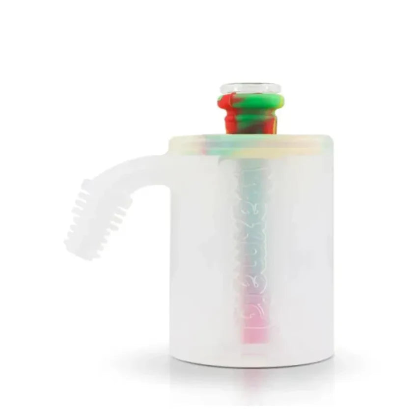 14mm 18mm silicone ash catcher Waxmaid clear transparent design used on bong for smoother cleaner sessions