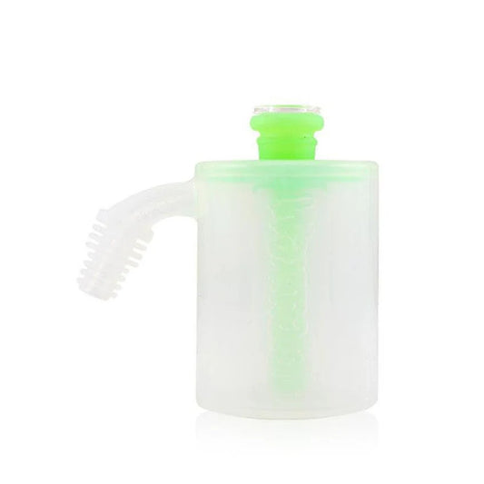 14mm 18mm silicone ash catcher Waxmaid clear design attached to bong for cleaner smoother smoking sessions