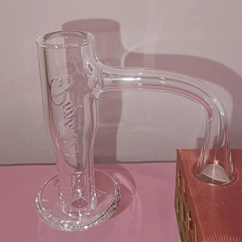 16mm terp slurper quartz banger shown in a dab rig setup for advanced concentrate vaporization with multi-chamber airflow system