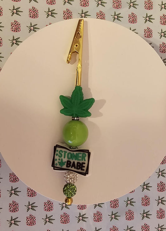 Beadable Joint Holder - St*ner Babe