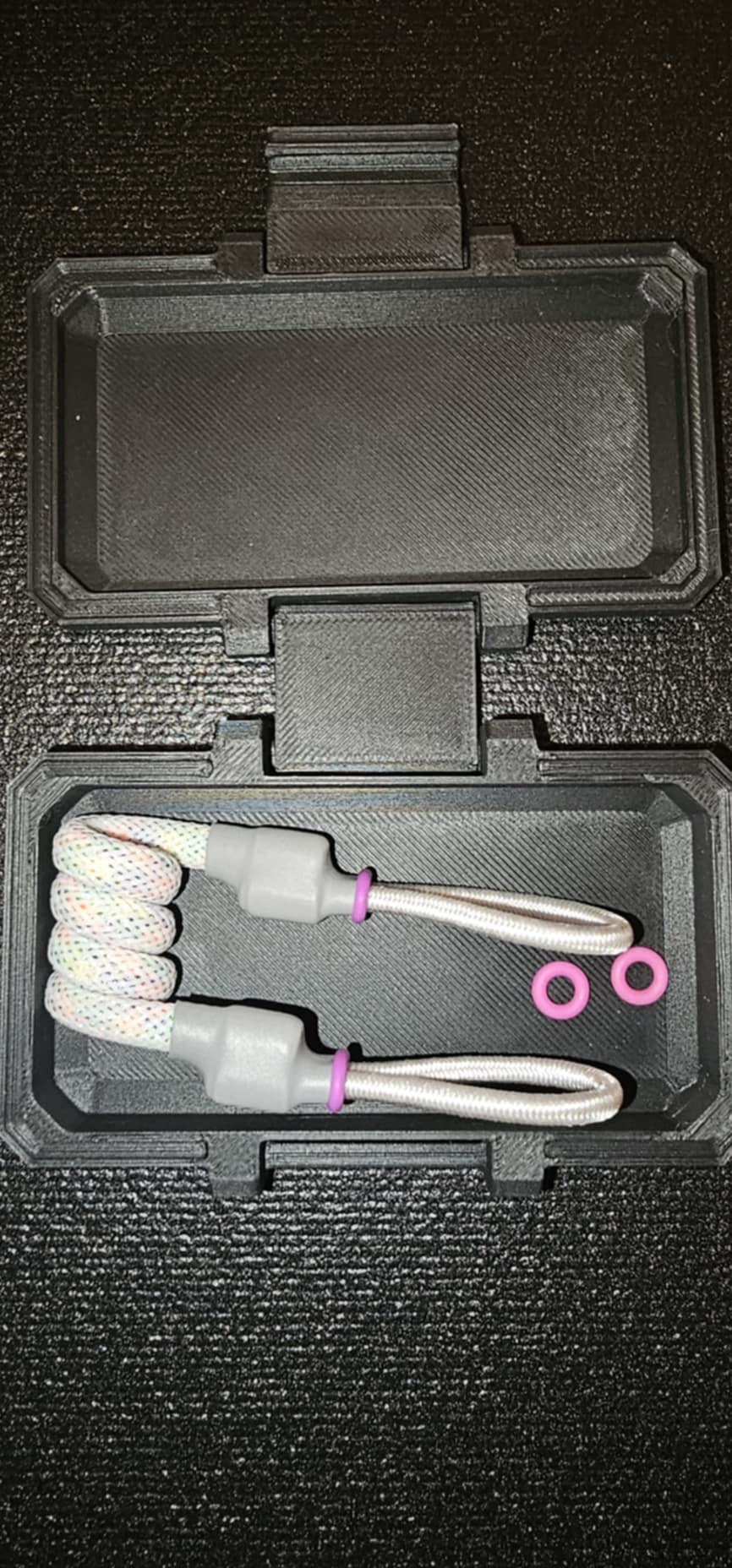 Helixhold Tether- Rainbow neon, White, Grey,Purple