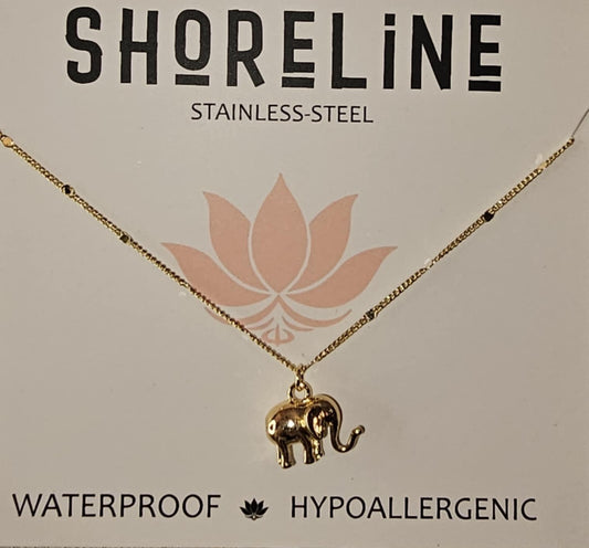 shoreline-elephant necklace