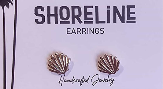 Stud Seashell Earrings