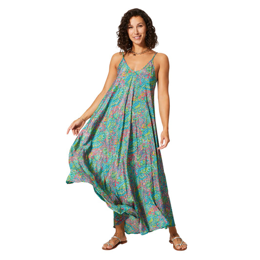 LONG SLEEVELESS SUMMER DRESS MCMAXI0643H: UNIQUE