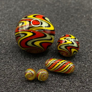 Wig Wag Rasta Marble Set - 5 Piece