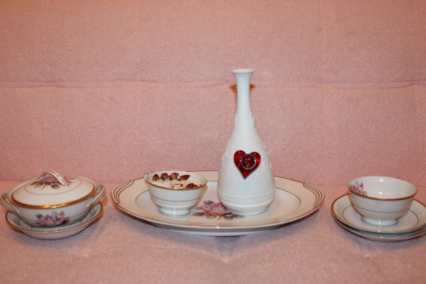 Ruby Heart Heirloom Set