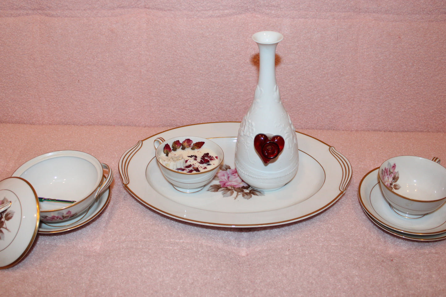 Ruby Heart Heirloom Set