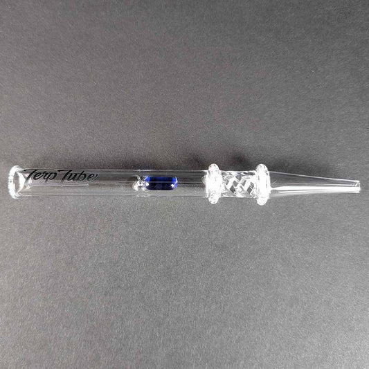 Terp Tube- Quartz Cyclone Dab Straw w/Sapphire Pill