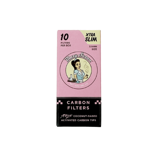 Blazy Susan | Purize Filter Tips Xtra slim |Box | 10 Ct | Pink