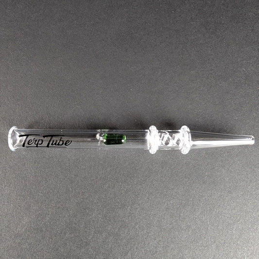 Terp Tube- Quartz Cyclone Dab Straw/Emerald Pill
