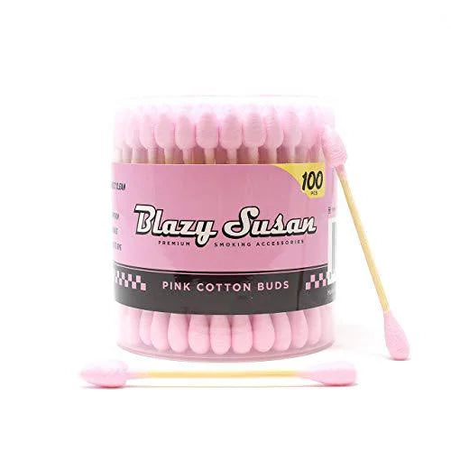 Blazy Susan Cotton Buds 100 Ct- Pink