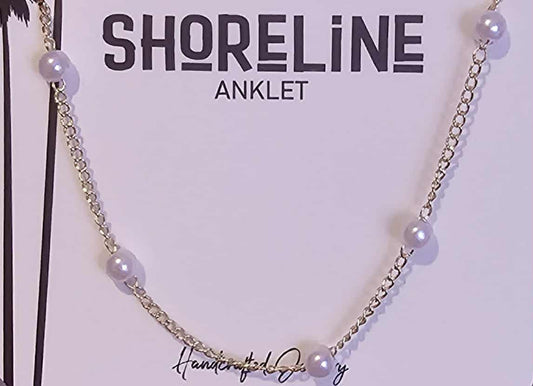 White Beaded Anklet