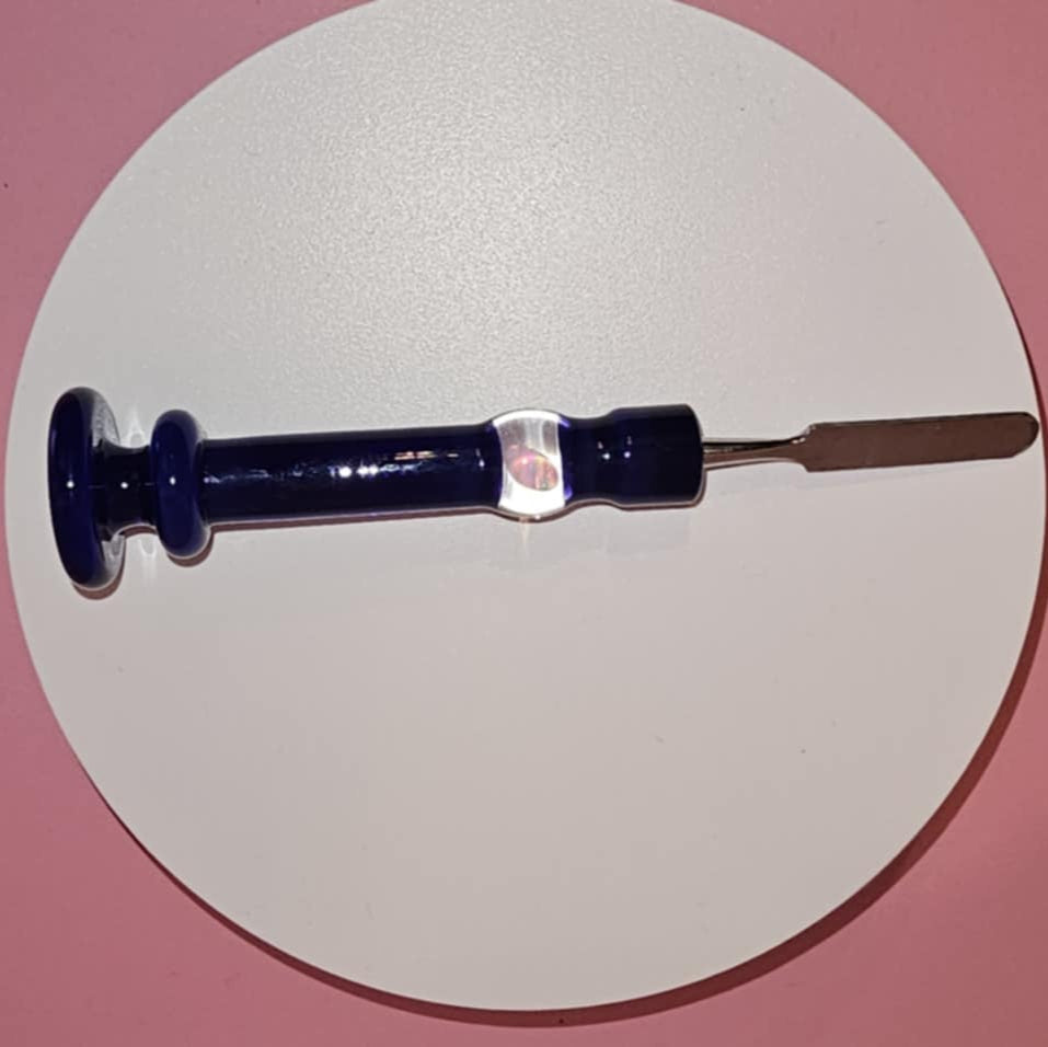 Handblown Glass Dab Tool for clean and precise concentrate handling