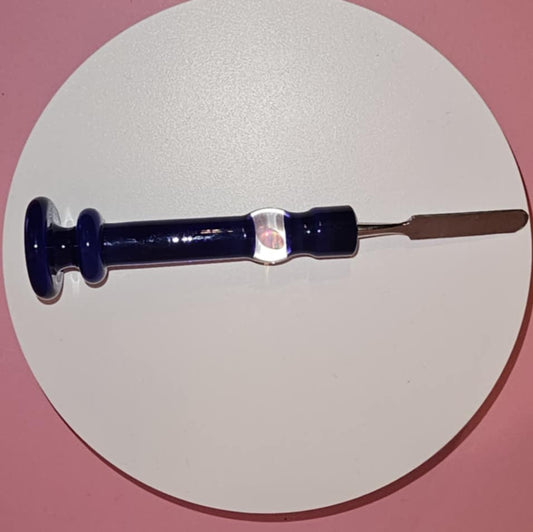 Handblown Glass Dab Tool for clean and precise concentrate handling