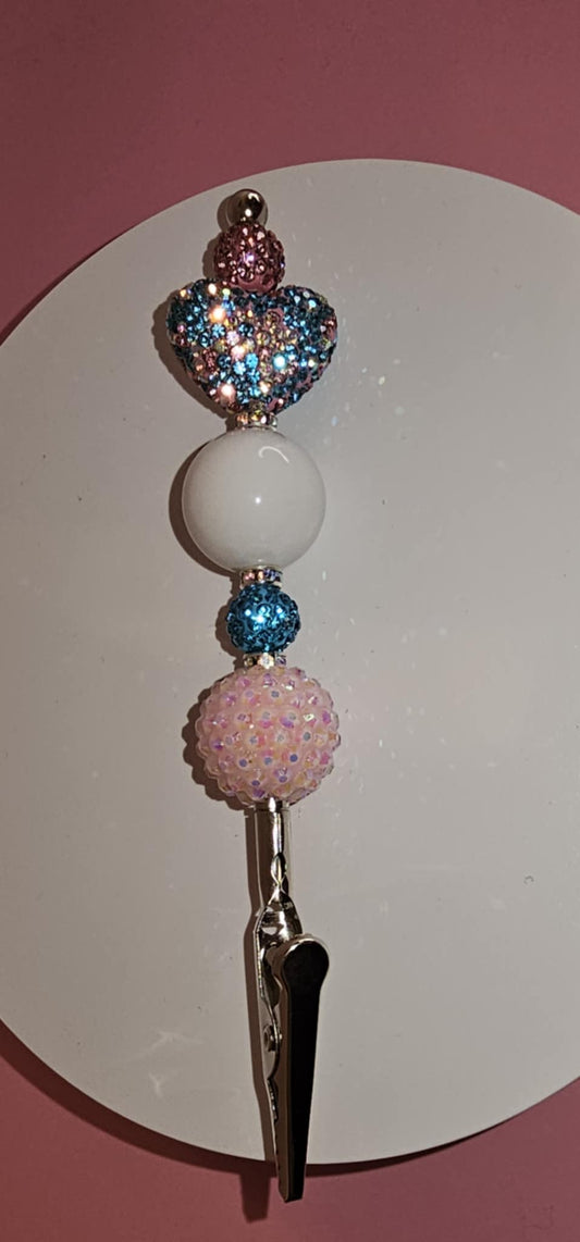 Beadable Joint Holder - Heart