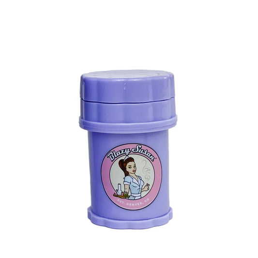blazy susan mini herb saver grinder purple portable grinder