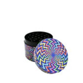 colorful psychedelic grinder for smooth herb grinding