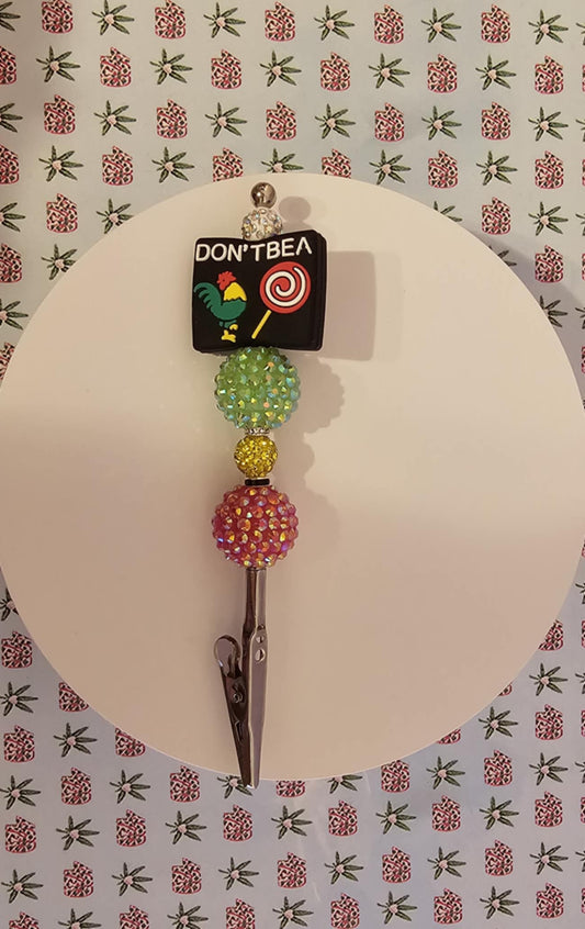 Beadable Joint Holder - Don't Be a C*ck Sucker