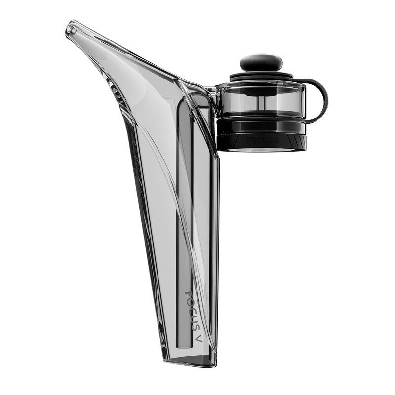 Black smoke Focus V AERIS bubbler for e-rig with rotating SWIVEL stem