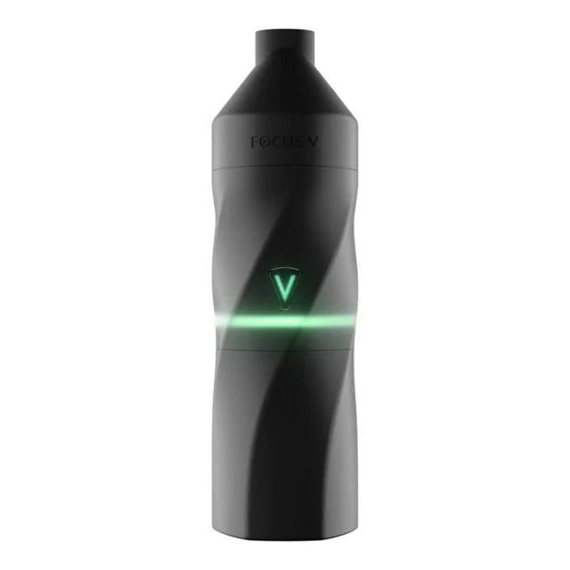 Focus V AERIS Smart Vaporizer Black edition showing sleek portable electronic dab rig performance device
