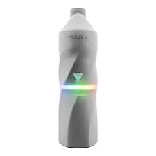 Focus V AERIS Smart Vaporizer Clear edition showing internal smart e-rig construction and chamber visibility
