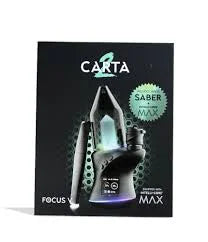 Focus V Carta 2 Max Bundle black edition in use for precision controlled electric rig dabbing sessions
