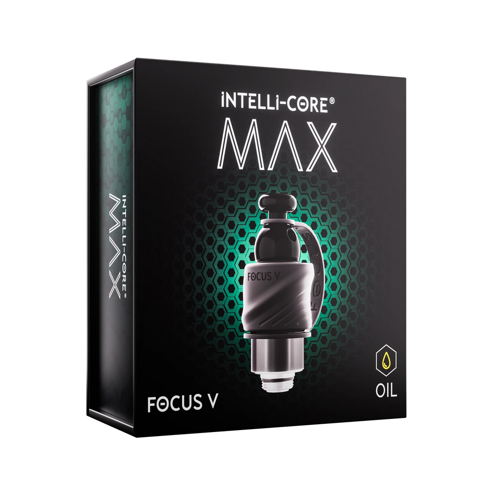 Focus V Intelli-Core MAX Atomizer showing 360-degree oil heating chamber design
