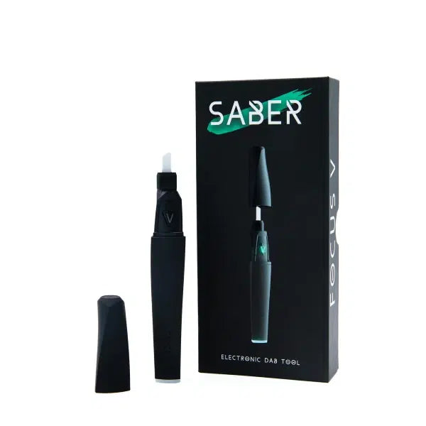 Focus V Saber Electronic Dab Tool Black for clean and precise dabbing