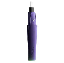 Focus V Saber Grape dab tool illuminates concentrates with a built-in LED spotlight for precision.
