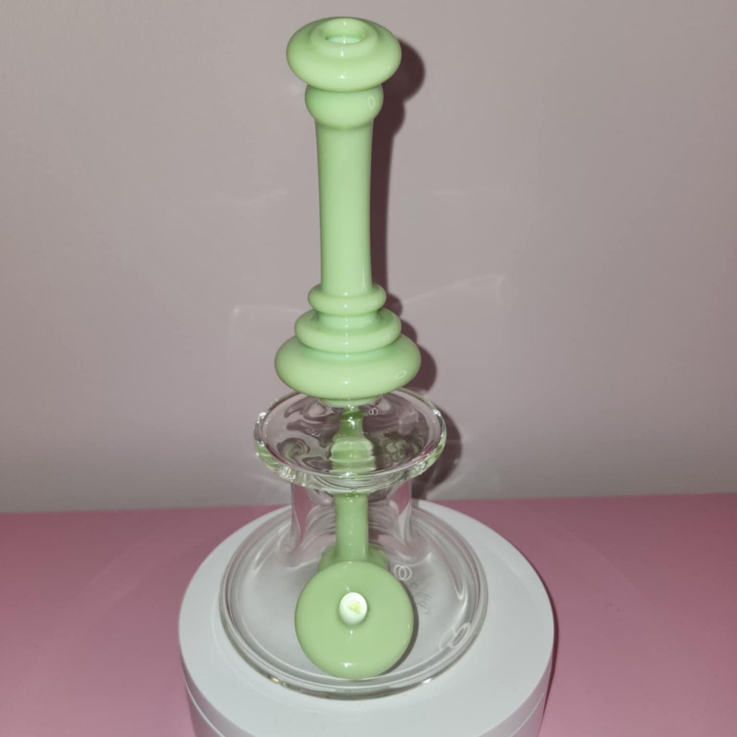 Opaque Lime Green Hanger molded plastic storage hanger in bright lime green finish shown from front angle with full hook and frame visible