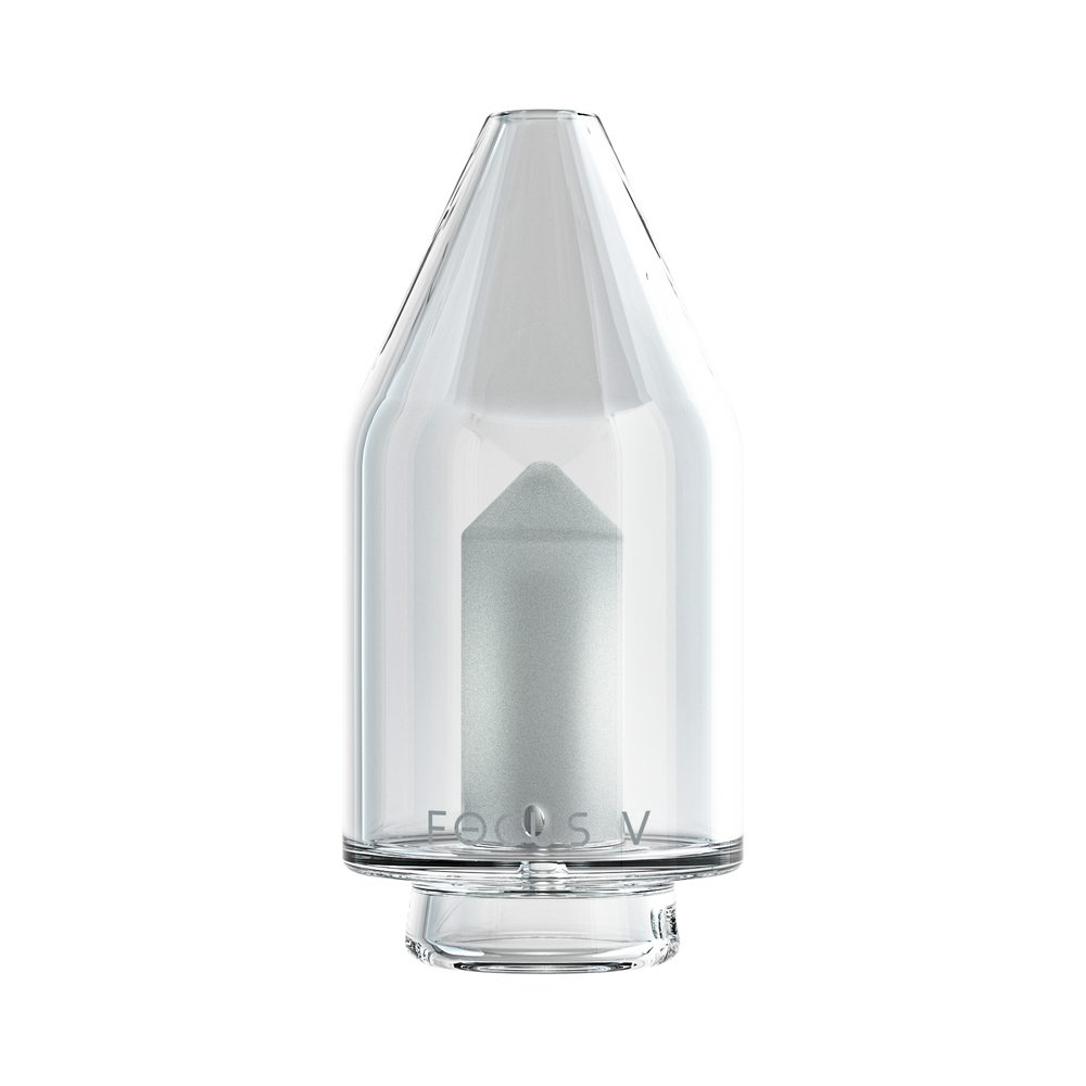 Clear glass top Focus V Carta 2 transparent design smooth airflow