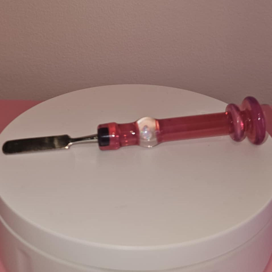 Karmaline handblown glass dab tool for precise concentrate handling
